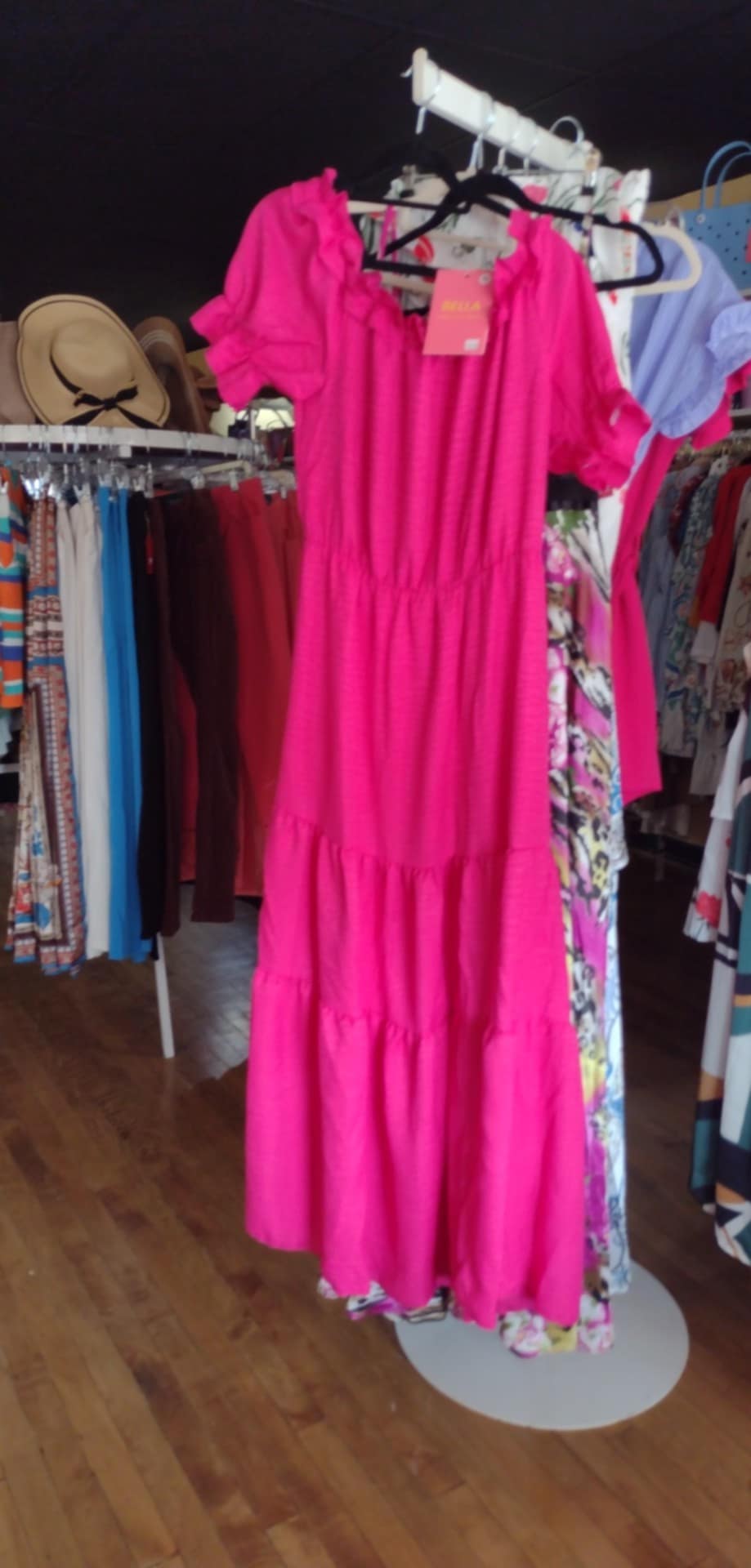 Casual summer dresses at boutique